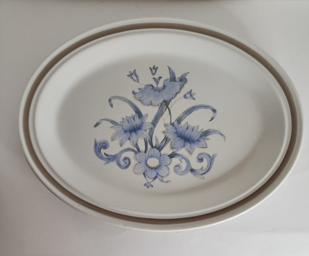 Royal Doulton Lambeth Stoneware INSPIRATION Oval 13.5" Platter England